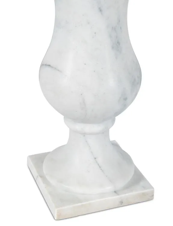 Maitland Smith Ambaji vaso marmo avorio 45,7 cm