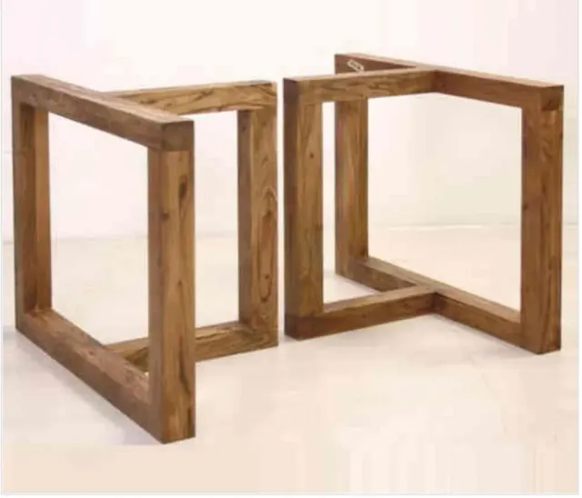 Sicily Wood Maker Wood Style gambe tavolo legno massello