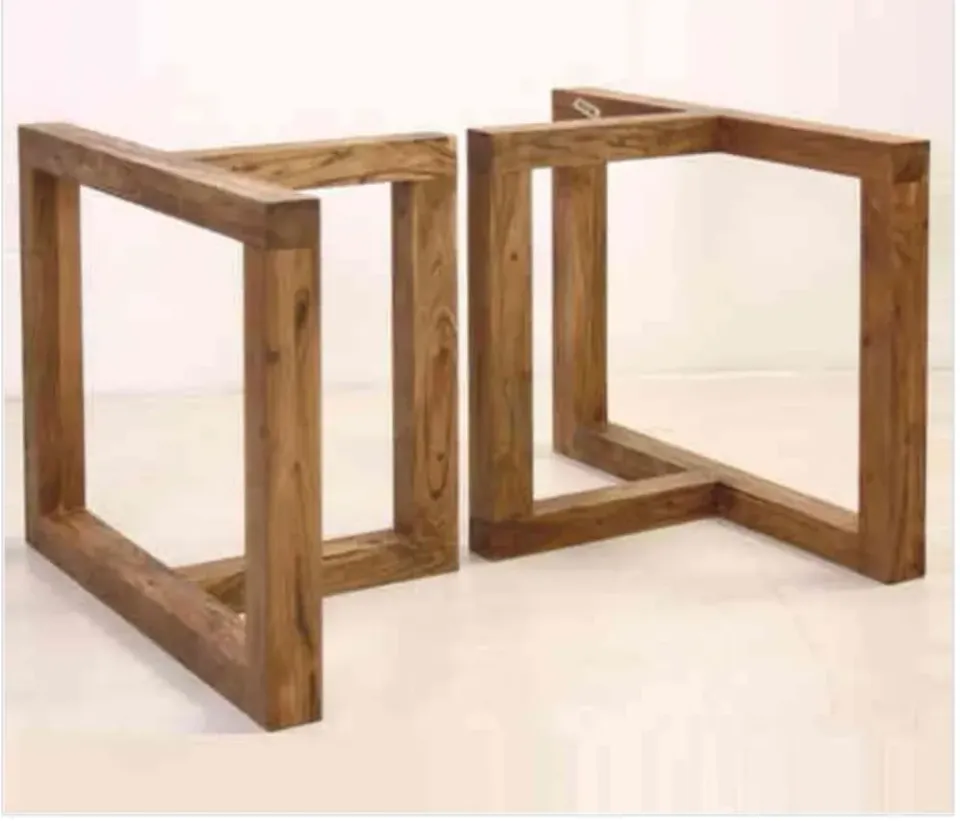 Sicily Wood Maker Wood Style gambe tavolo legno massello