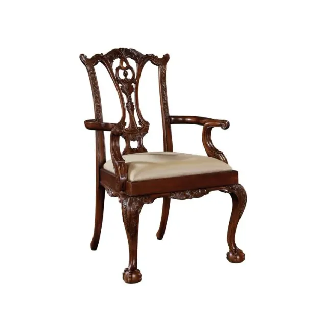 Maitland Smith Philadelphia Arm Chair sedia mogano