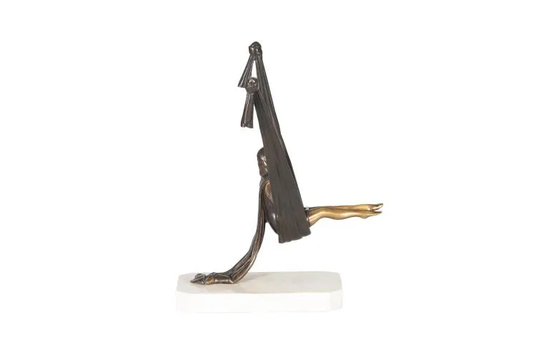 Maitland Smith Suspension scultura altalena ottone