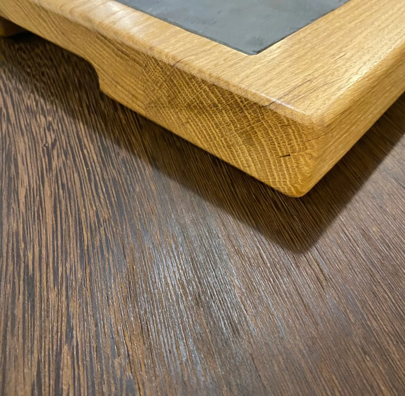 XLAB Design tagliere legno ardesia 60x38x4 cm vassoio