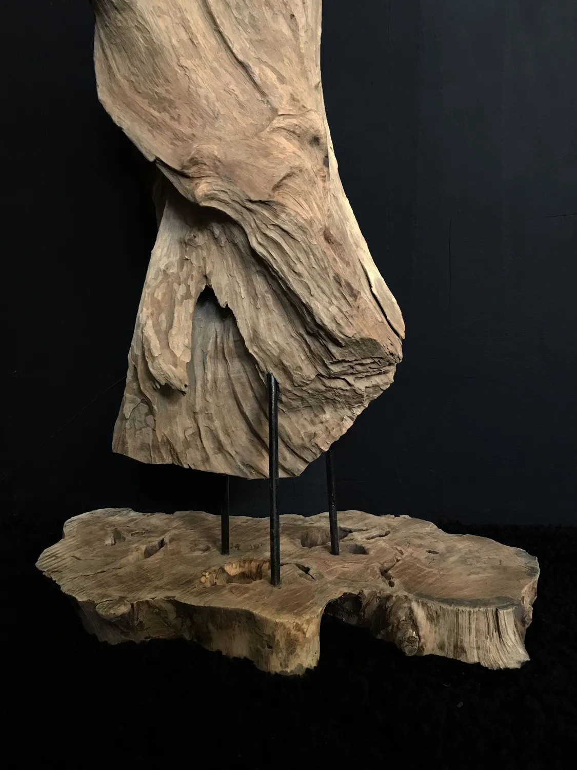 XLAB Design Ventotene lampada da terra tronco marino paralume