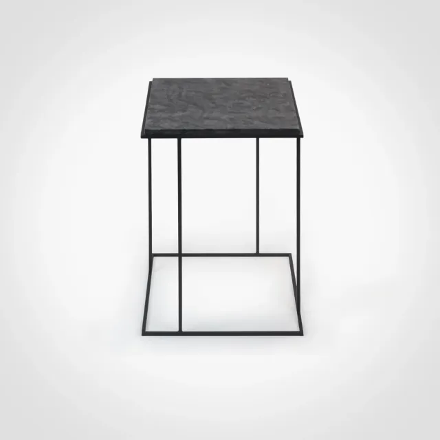 Stilts FramE tavolino Matrix granito nero