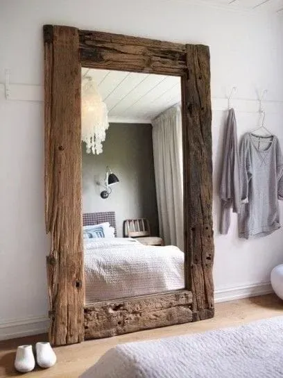 Sicily Wood Maker Albatros Specchio da parete in legno