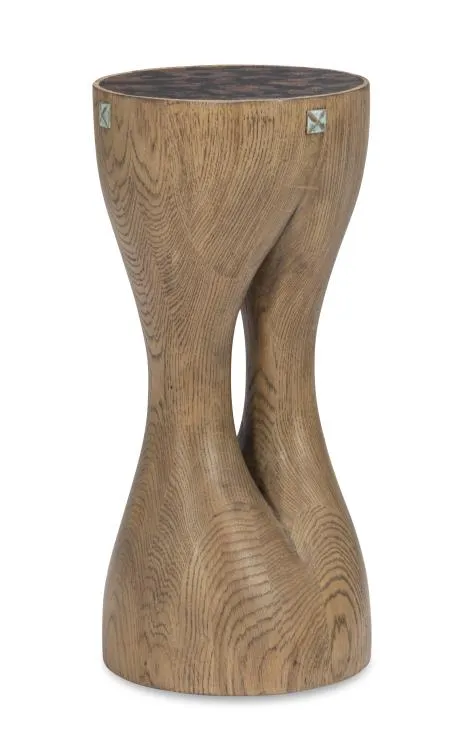 Maitland Smith Zulu Tavolino Rovere Bronzo 48,9 cm