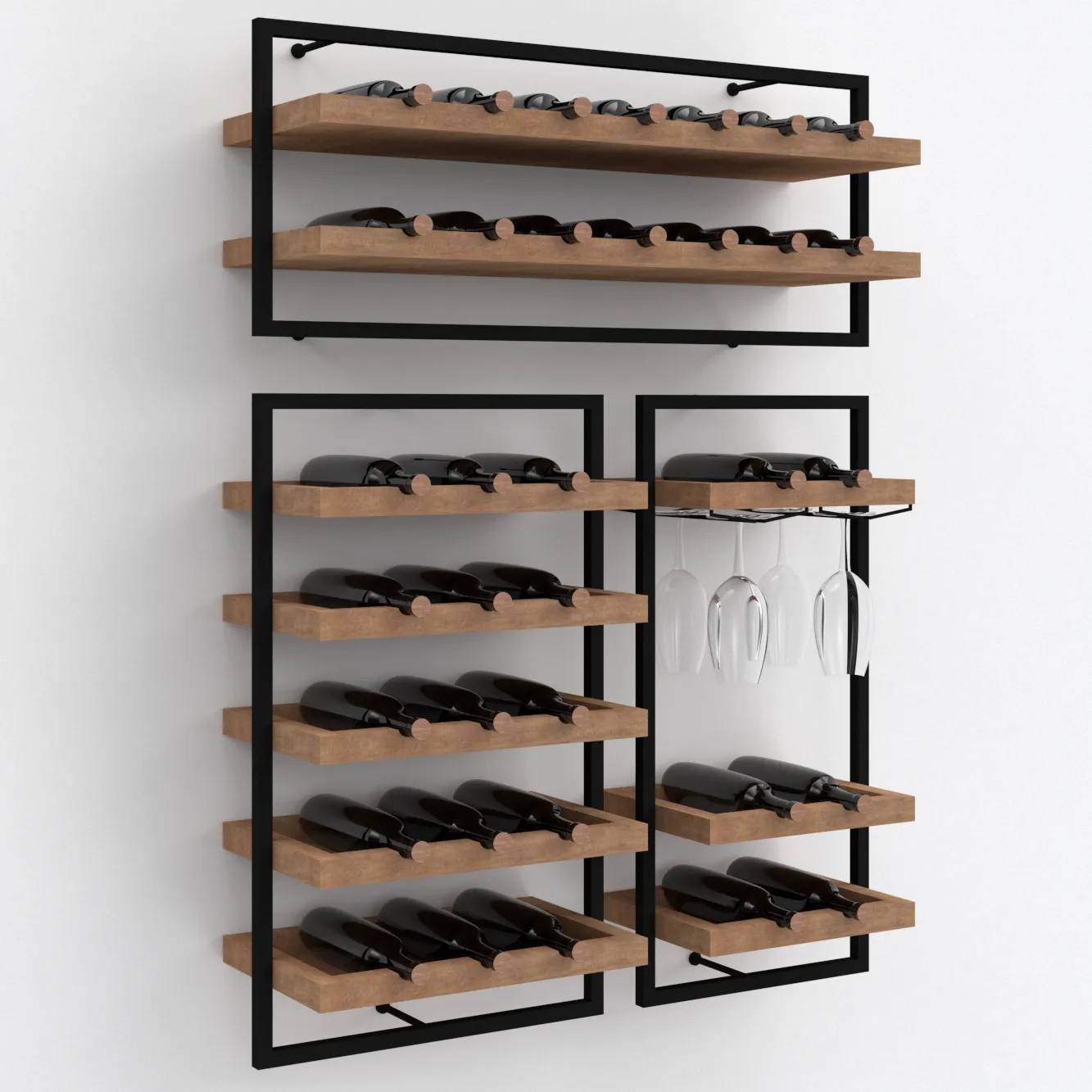 XLAB Design Wine Frame portabottiglie 35 bottiglie
