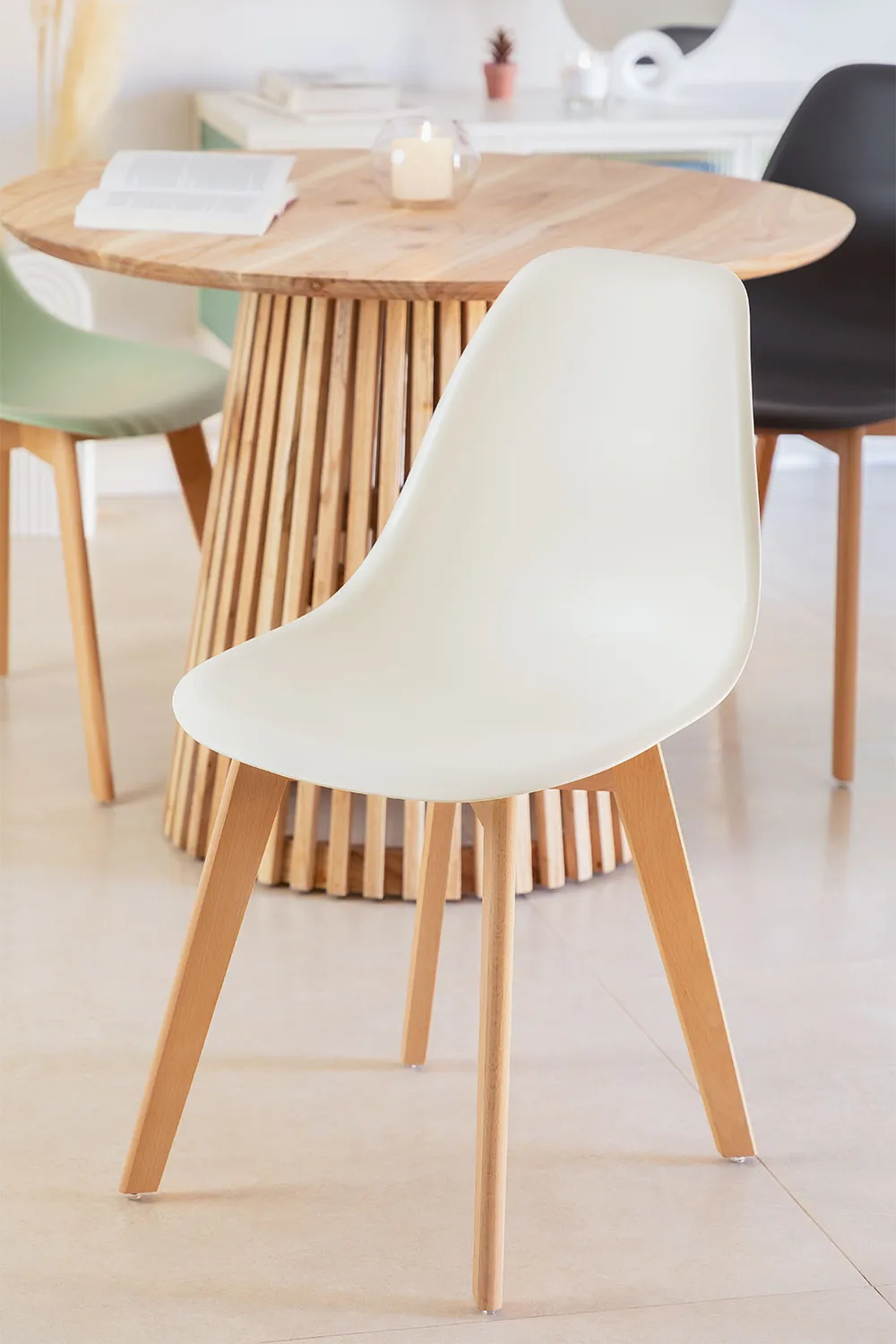 Sicily Wood Maker Nordic sedia multicolore scandinava