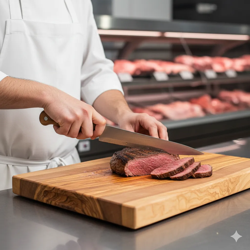 XLAB Design tagliere legno olivo secolare massello professionale