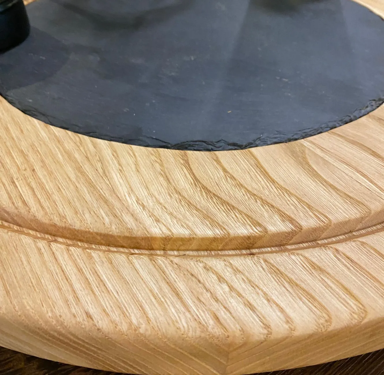 XLAB Design tagliere tavolo legno vassoio ardesia 45 cm