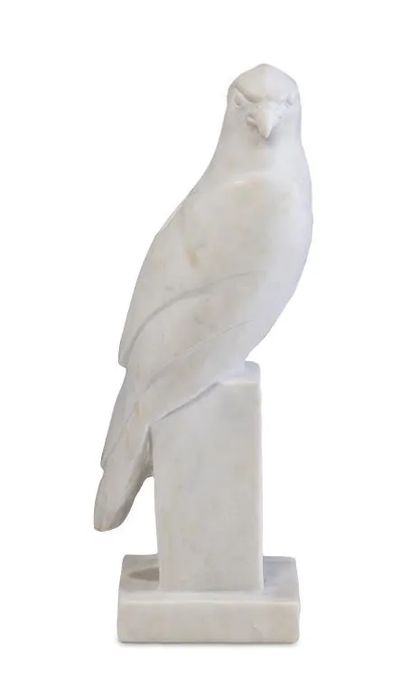 Maitland Smith Maltese Falcon statua marmo 41 cm