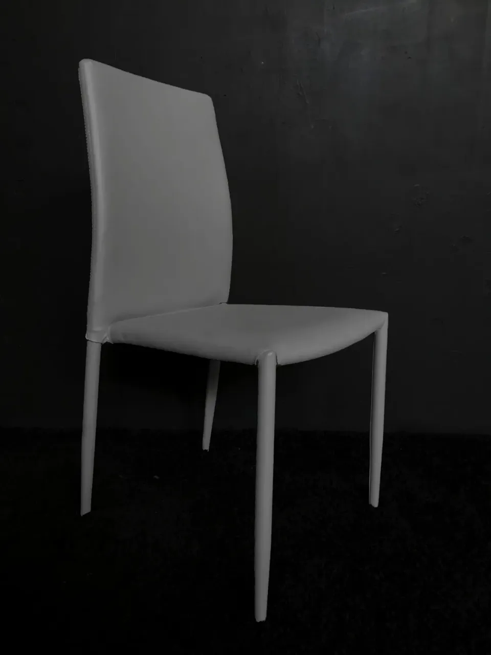 XLAB Design Steve set 6 sedie ecopelle grigio