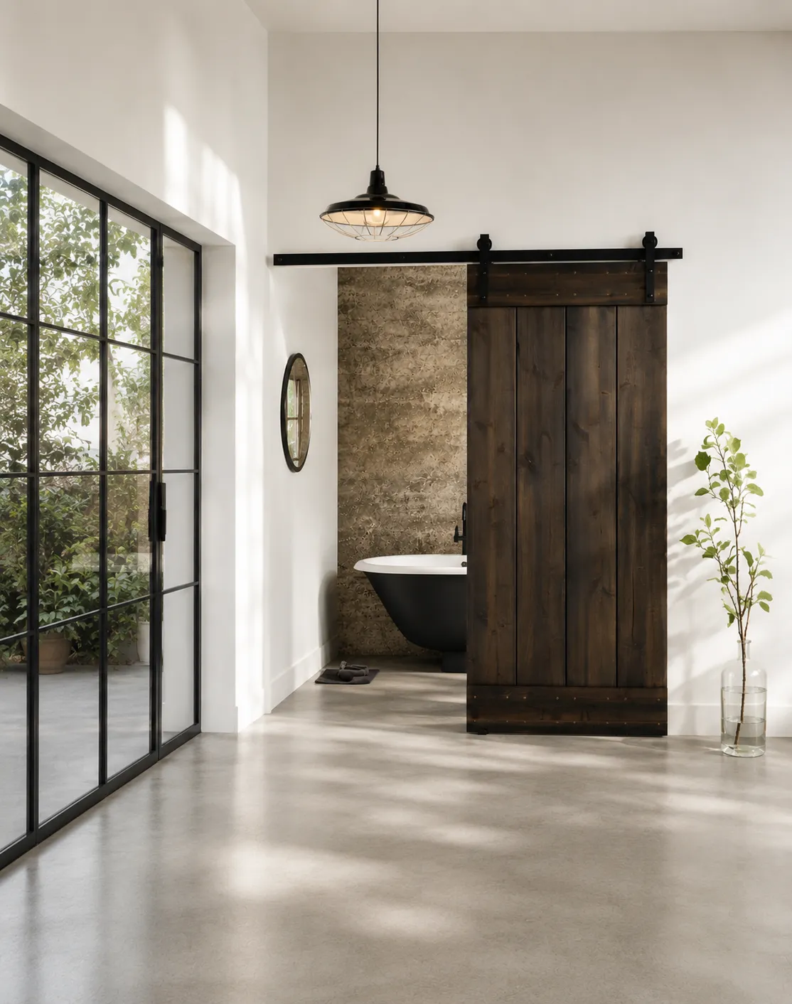 XLAB Design Coddington porta scorrevole legno industrial