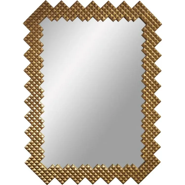 Maitland Smith Pyramidal specchio resina oro 101 cm