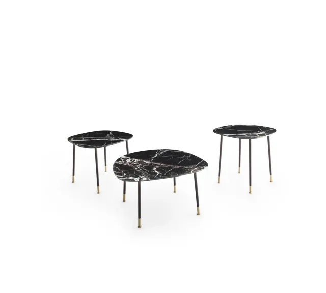 Morica Design Pebble Tavolino Basso Vetro Breccia