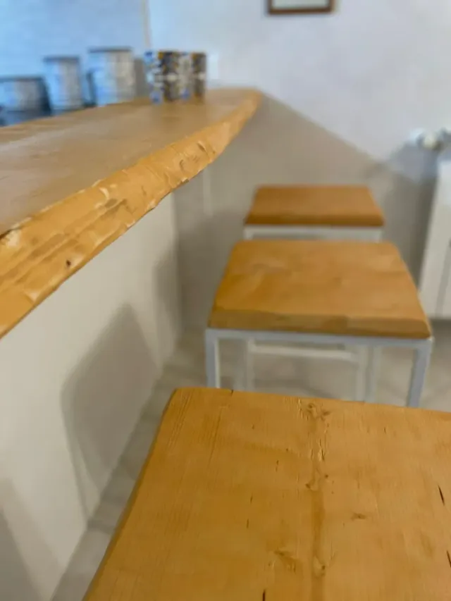 Sicily Wood Maker Snack sgabello legno massello