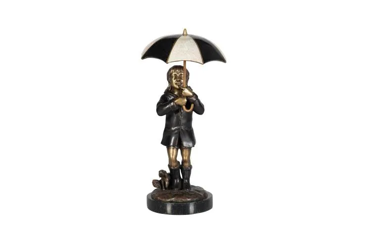 Maitland Smith Rainy Day Scultura Ottone 33 cm