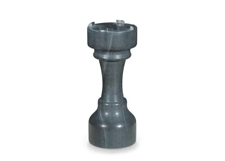 Maitland Smith Black Chess Table Castle tavolo marmo nero