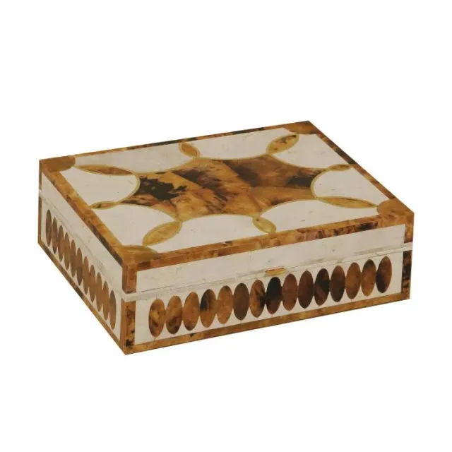 Maitland Smith Stonely Box scatola pietra 33 cm