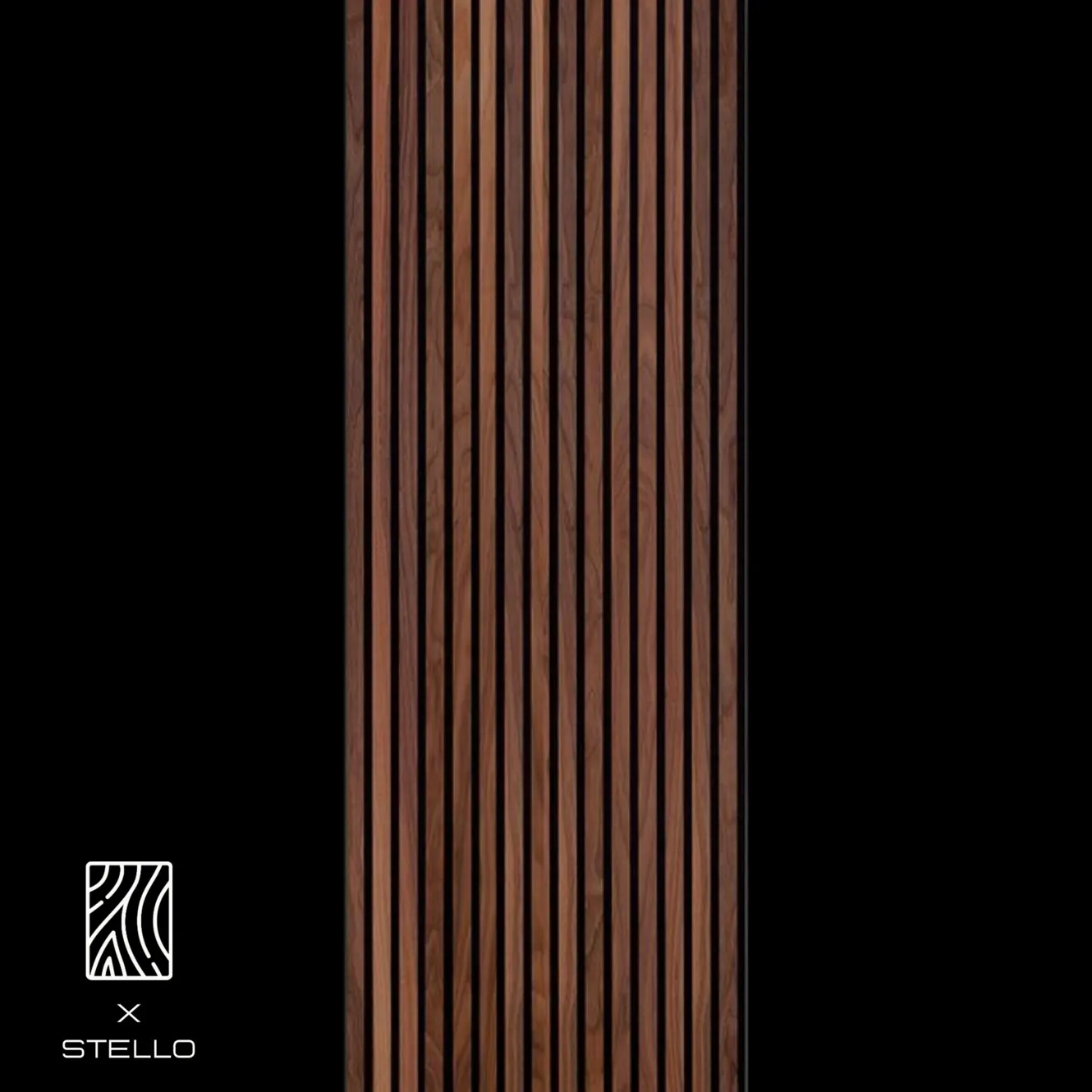 XLAB Design rivestimento parete listelli legno teak 100x260