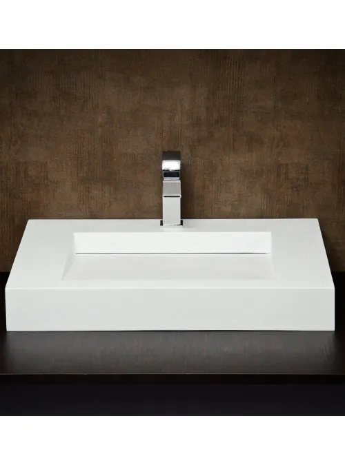 XLAB Design Guggenheim lavabo sospeso resina rettangolare