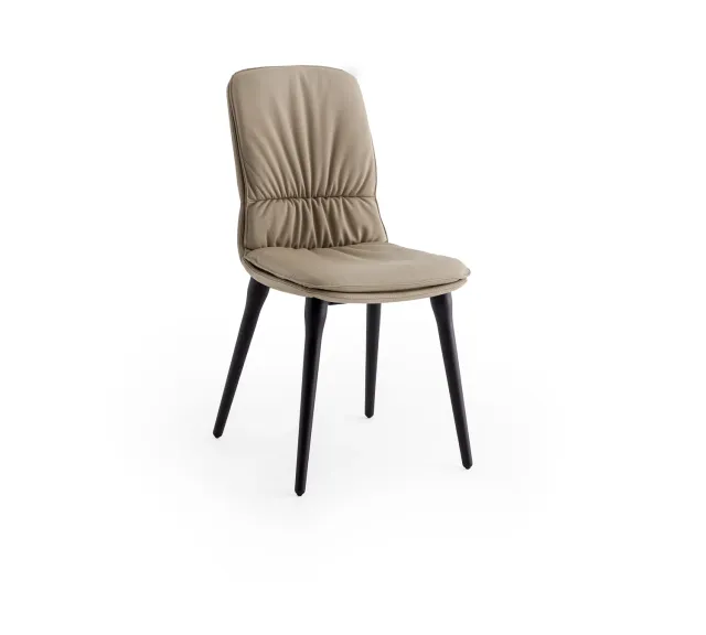 Morica Design Coco sedia pelle doppio cuscino