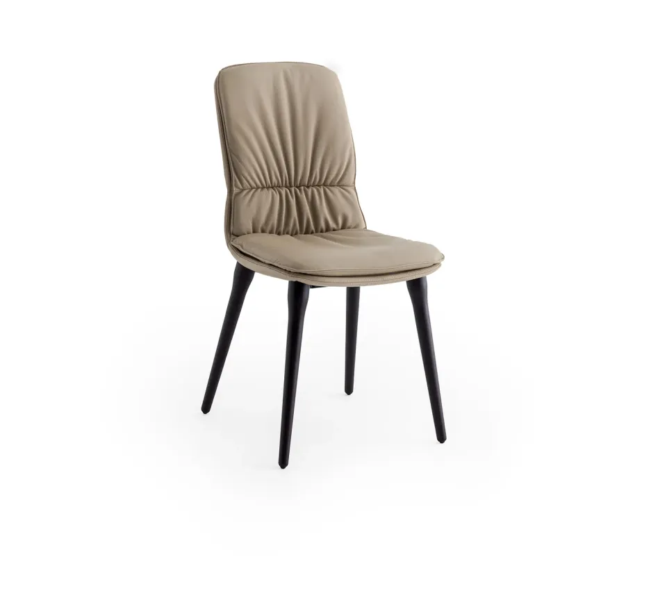 Morica Design Coco sedia pelle doppio cuscino