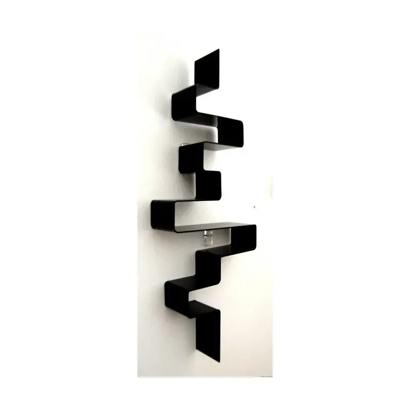 XLAB Design Electro mensola plexiglass nero 45 cm
