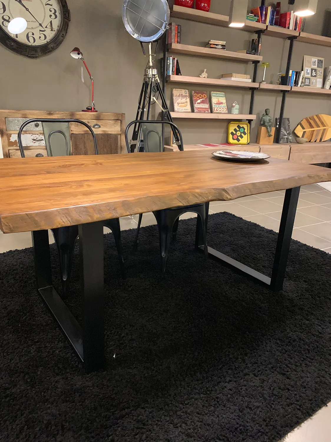XLAB Design Mark tavolo cucina castagno 180x90 teak
