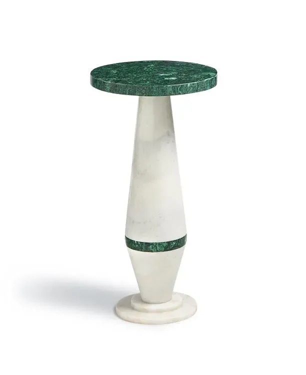 Maitland Smith Malachite tavolino marmo verde 30 cm