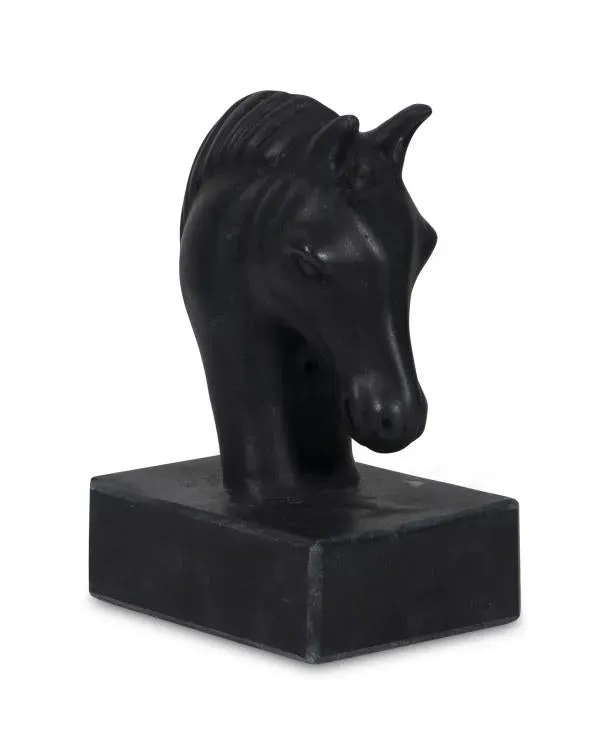 Maitland Smith Hippios scultura cavallo marmo 20 cm