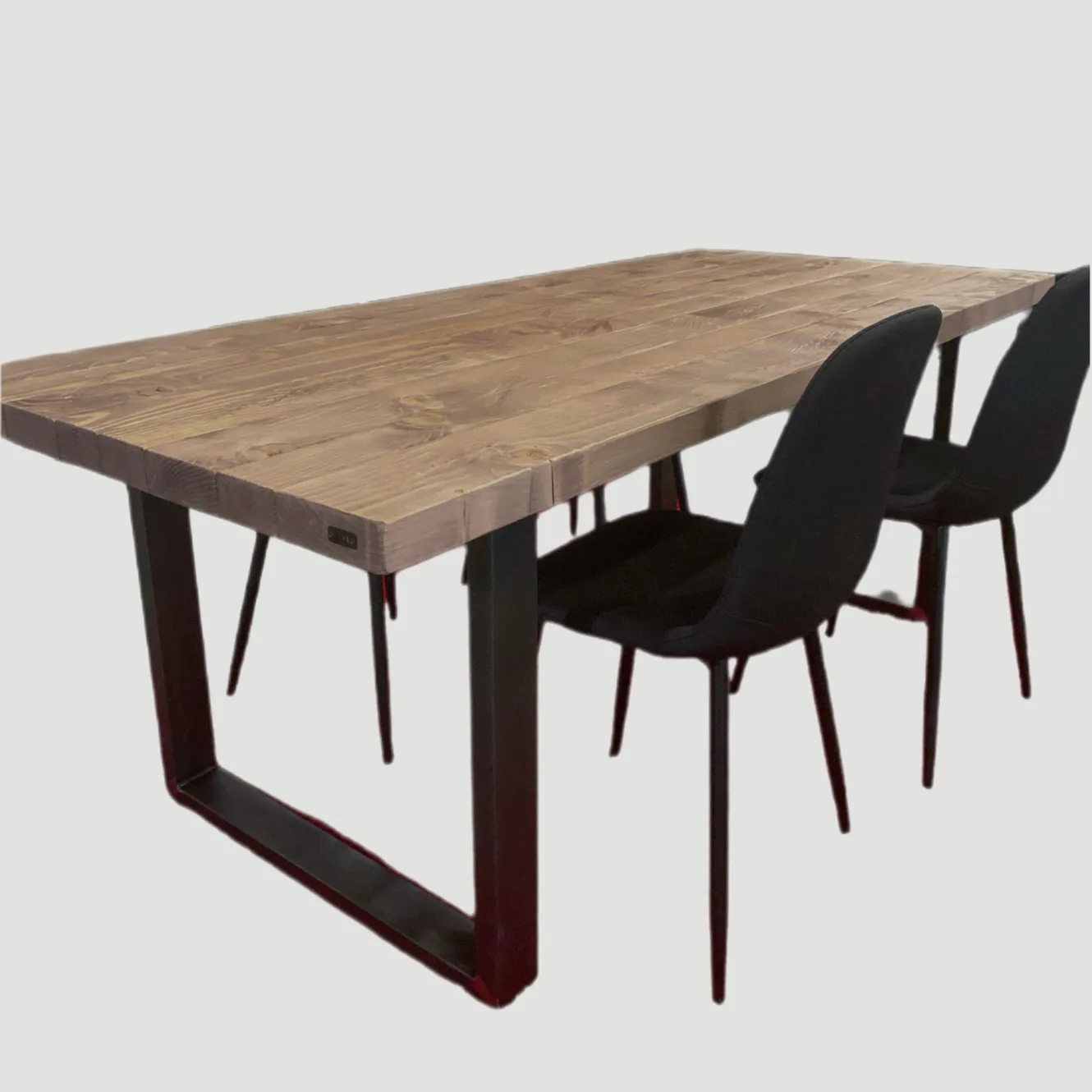 XLAB Design tavolo pranzo legno massello 200x100 industriale