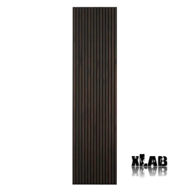 XLAB Design boiserie pannello listelli noce scuro 60x260