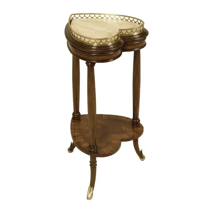 Maitland Smith Heart tavolino cuore 69 cm pietra