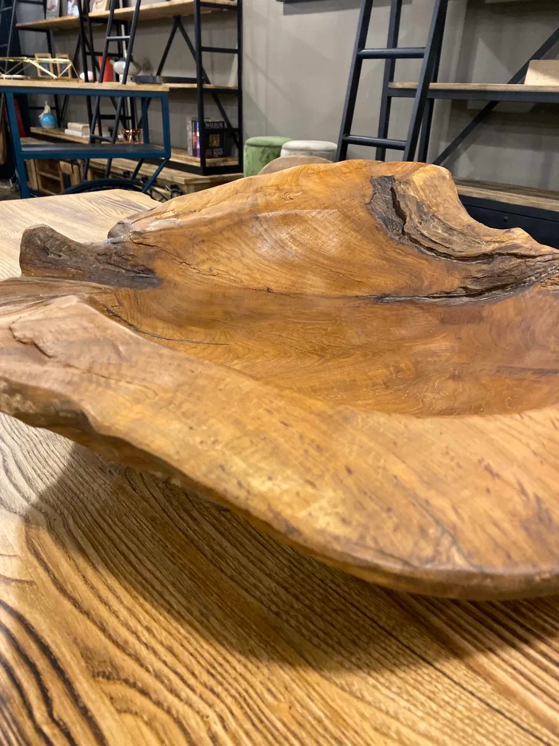 XLAB Adeano vassoio centrotavola teak radice naturale