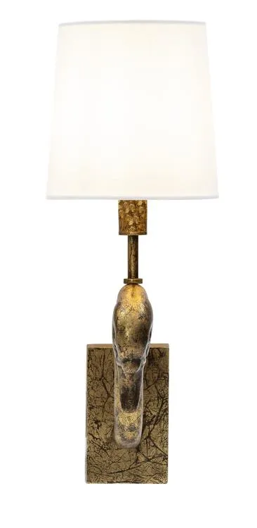 Maitland Smith Swan applique parete cigno paralume