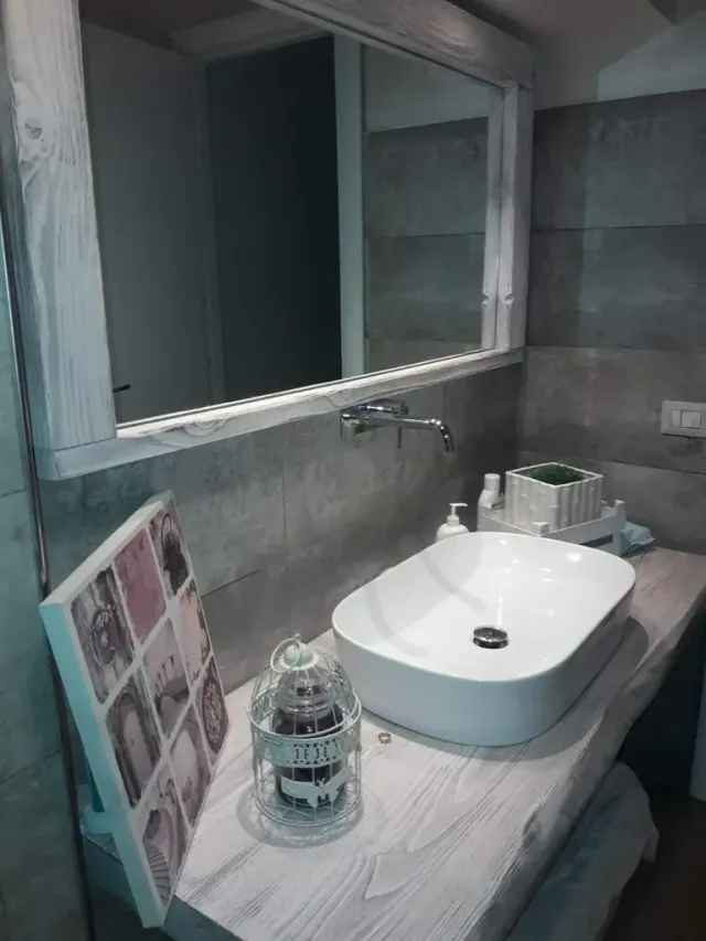 XLAB Design Mensola Bagno Shabby Legno 140x50x7 cm