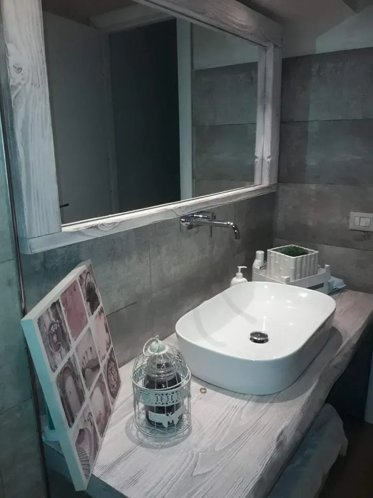 XLAB Design Mensola Bagno Shabby Legno 140x50x7 cm