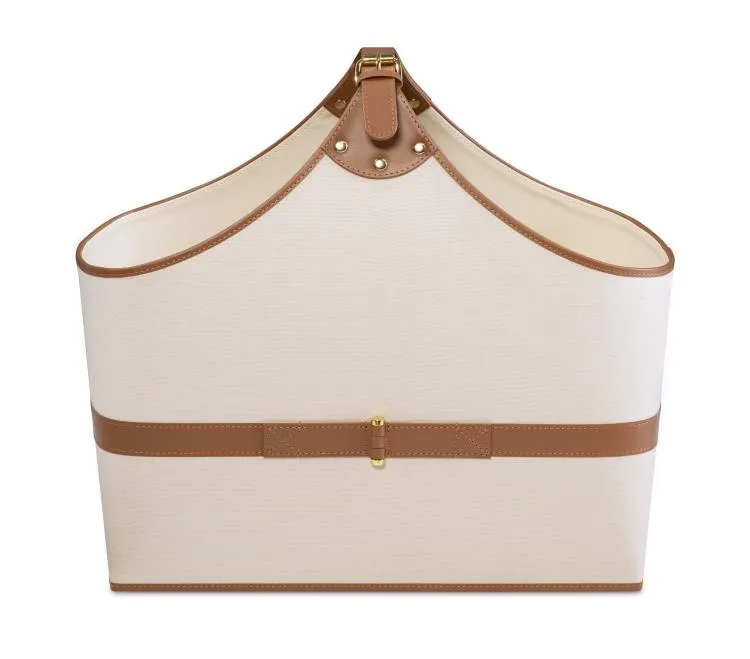 Maitland Smith Athenian Borsa Tela e Cuoio 45,7 cm