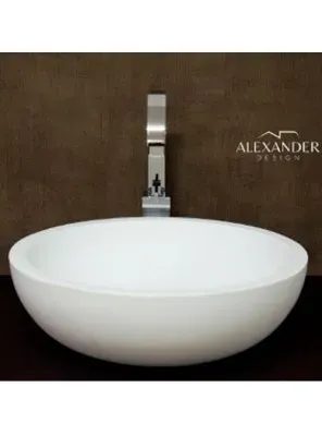 XLAB Design Pompidou lavabo ciotola resina minerali appoggio