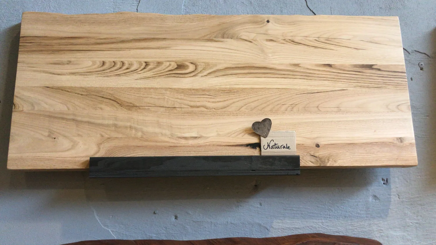 XLAB Design mensola bagno legno massello 120x50x5 cm