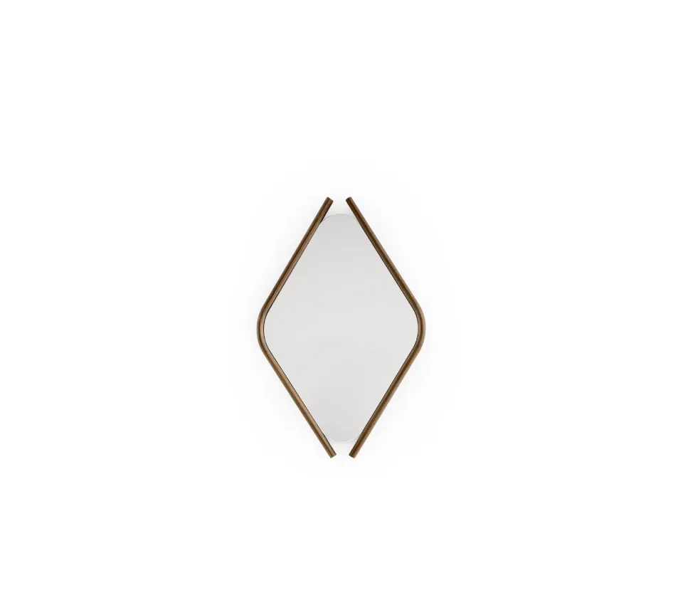 Morica Design Wood Eye Piccolo specchio legno massello
