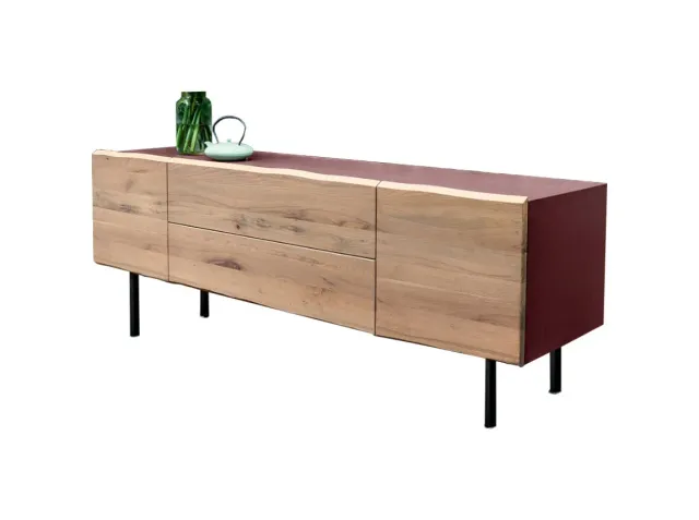 Sicily Wood Maker Industrial madia credenza legno massello