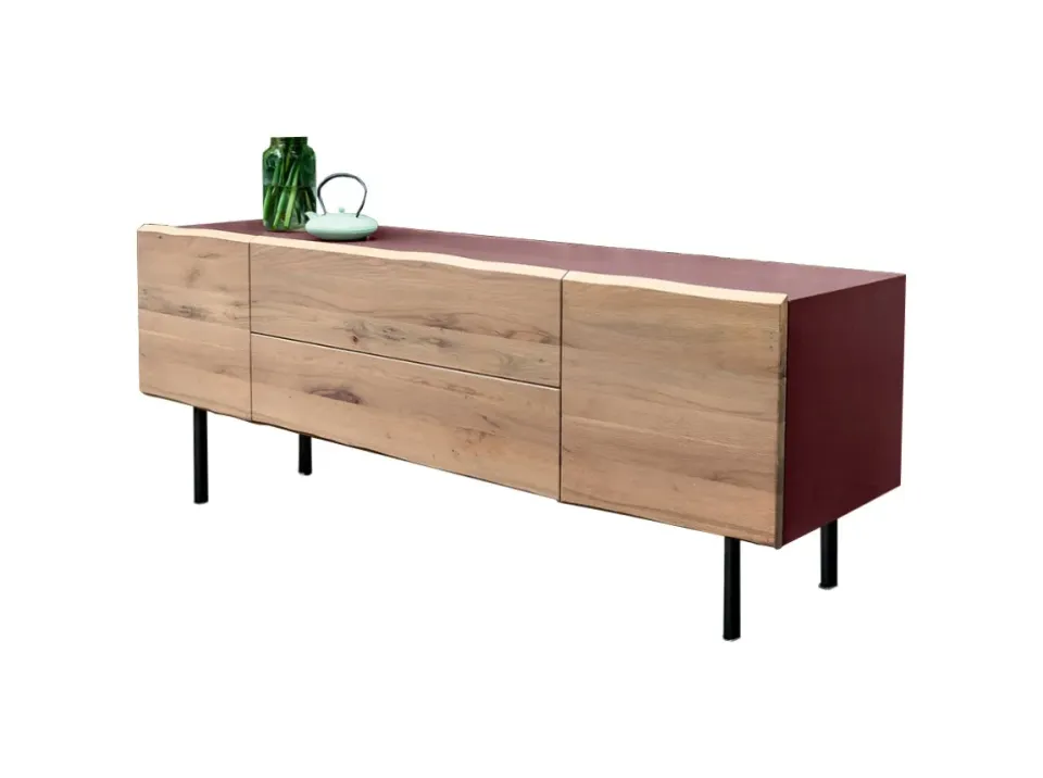 Sicily Wood Maker Industrial madia credenza legno massello