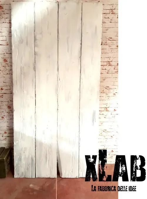 XLAB Design Logan Porta Scorrevole White Ice in legno