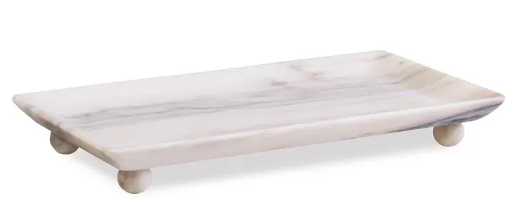 Maitland Smith Calypso Tray Large vassoio marmo