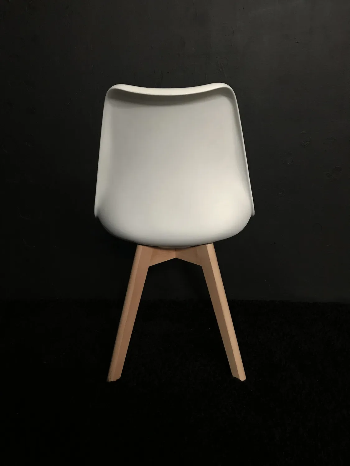 XLAB Design White set 4 sedie bianche seduta imbottita
