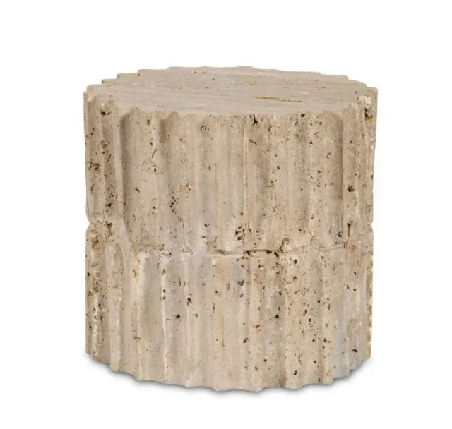 Maitland Smith Doric Column scultura marmo 20,3 cm
