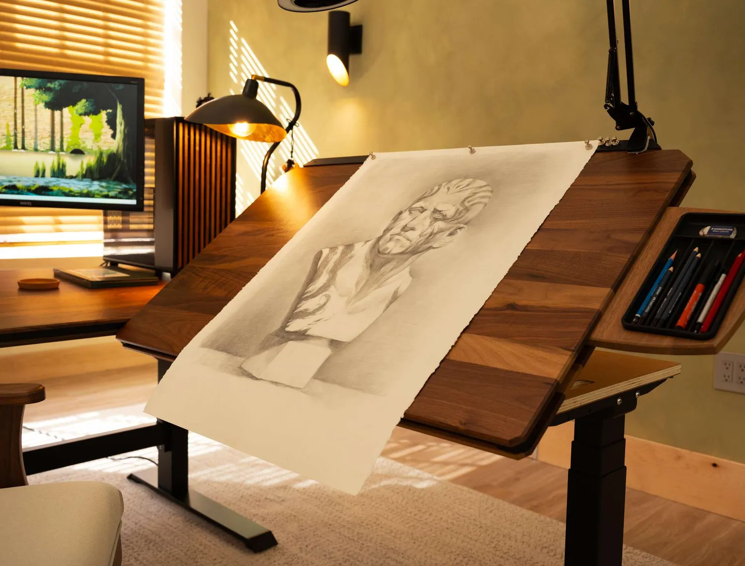 Wyrmwood Desk Extension scrivania ad angolo modulo inclinabile