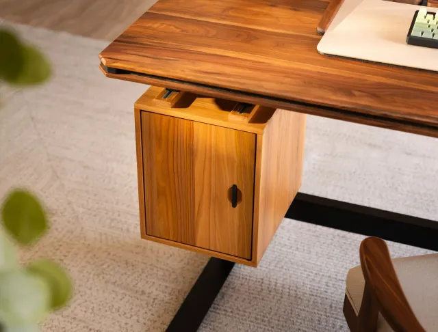 Wyrmwood Cubby mobiletto scrivania 2 ripiani con anta